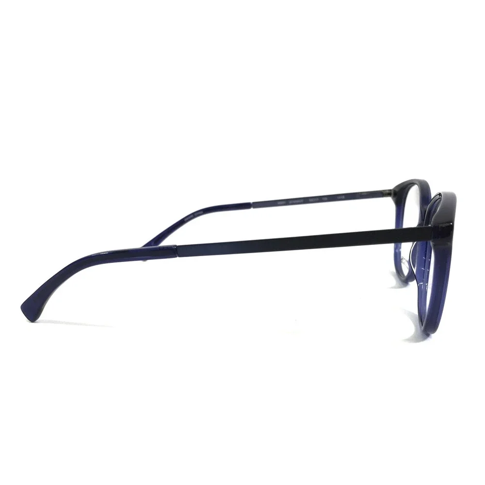 Altair Evolution Eyeglasses Frames A5031 414 NAVY Blue Round Full Rim 52-17-135